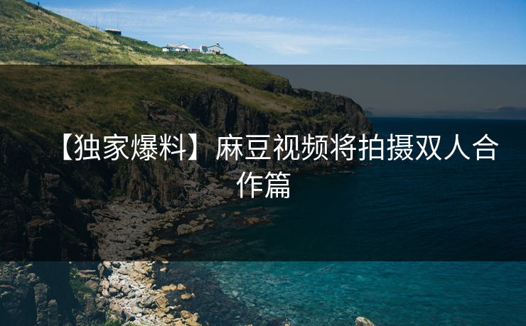 【独家爆料】麻豆视频将拍摄双人合作篇